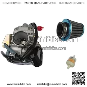 24MM Carburetor & Filter LANCE VINTAGE BAJA SC150 SC125 150CC GY6 150 Scooter