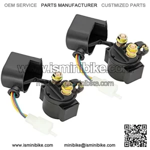 Starter Solenoid Relay-chinese atv starter solenoid for 4-stroke GY6 Engine 50cc 70 cc 90cc 110 cc 125cc 150 cc 200cc 250 cc ATV, Dirt Bikes Scooters, Go Kart, 4 Wheelers Pit Bike, Pocket Bike