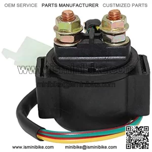 Starter Solenoid Relay for 4-Stroke GY6 Engine 50cc 150cc 200cc 250cc ATV Dirt Bikes Scooters Go Kart Dne Buggys Quad 4 Wheelers Pit Bike Moped Roketa SSR Tao tao Sunl Coolster