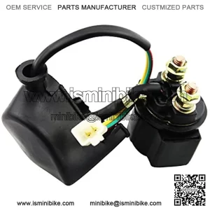 2 Pin Starter Solenoid Relay Replacement for 50cc 70cc 90cc 110cc 125cc Kazuma Sunl ATV Dirt Bike Pocket Bike Go Kart