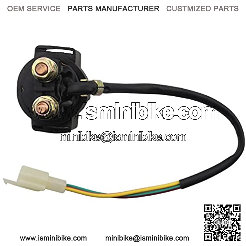 Solenoid Starter Relay Replacement for 4-Stroke GY6 Engine 50cc 150cc 200cc 250cc ATV Dirt Bikes Scooters Go Kart Dne BuggQuad 4 Wheelers Pit Bike Moped