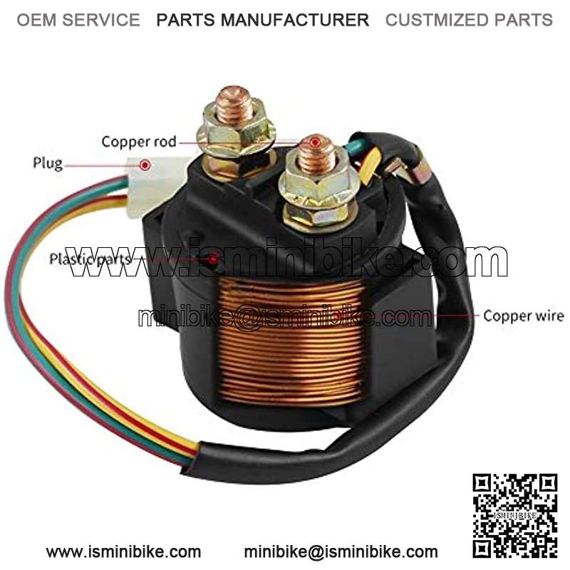 Starter Solenoid Relay for HONDA CB350 CB350G Super Sport 350 1968-1973 CB360 CB360G CB360T 1974-1976 - Image 2