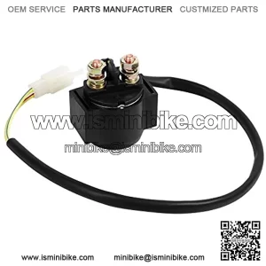 Starter Relay Solenoid for 50cc 125cc 150cc 250cc Scooter ATV Dirt Bikes Scooters Go Kart Dne BuggQuad 4 Wheelers Pit Bike Moped Roketa SSR Sunl Coolster