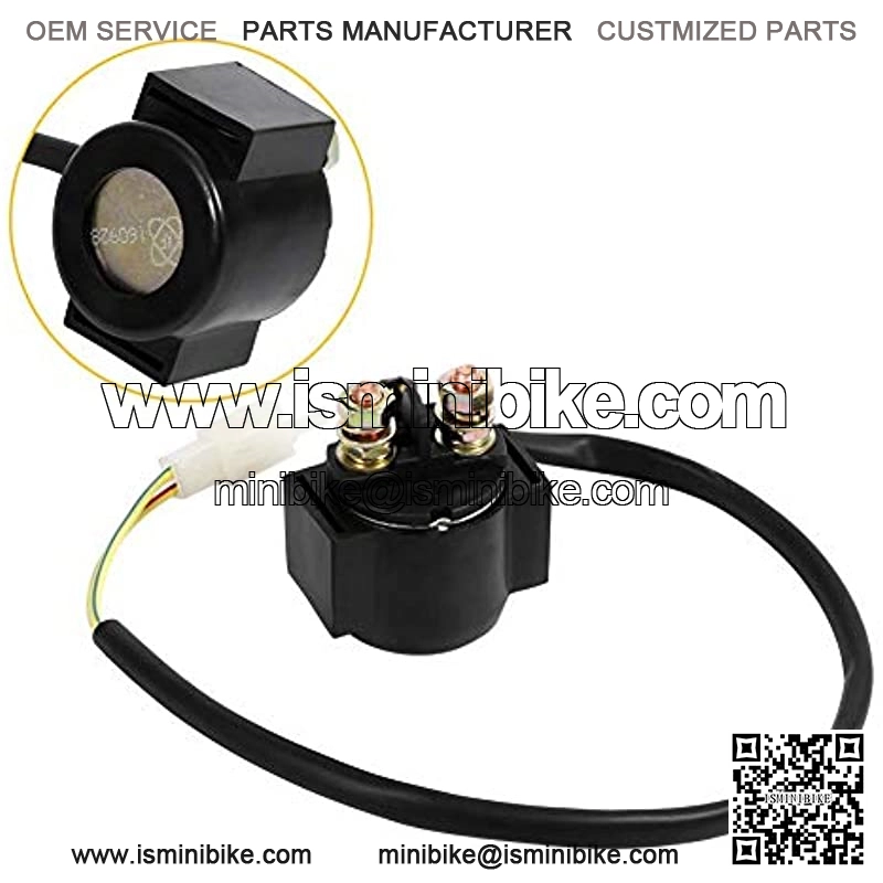 Starter Relay Solenoid for 50cc 125cc 150cc 250cc Scooter ATV Dirt Bikes Scooters Go Kart Dne BuggQuad 4 Wheelers Pit Bike Moped Roketa SSR Sunl Coolster - Image 4