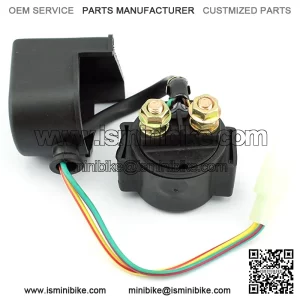 Starter Solenoid Relay Compatible with 50cc 70cc 90cc 110cc 125cc 150cc GY6 ATV Quad Scooter Go Kart Moped Chopper Pit Dirt Pocket Bike Kawasaki TaoTao Buyang Sunl Baja Roketa