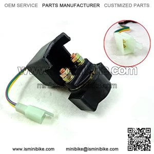 Starter Relay Solenoid for 50cc 70cc 90cc 100cc 110cc 125cc 200cc 250cc ATV Dirt Bike Scooter Go Kart Dne Buggy Quad 4 Wheeler Sunl Taotao Honda
