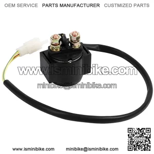 Starter Relay Solenoid for 50cc 125cc 150cc 250cc Scooter ATV Dirt Bikes Scooters Go Kart Dne Buggys Quad 4 Wheelers Pit Bike Moped Roketa SSR Taotao Sunl Coolster