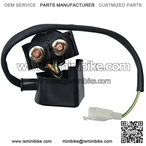 Solenoid Relay with Waterproof Cap For 50cc 70cc 90cc 110cc 125cc Scooter ATV Dirt Bike Pit Bike Go Kart Mope Kazuma Sunl Taotao BMS Baja