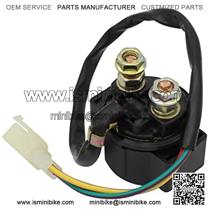 Cyleto Motorcycle Parts Starter Solenoid Relay for 4-Stroke GY6 Engine 50cc 150cc 200cc 250cc ATV Dirt Bikes Scooters Go Kart Dne Buggys Quad 4 Wheelers Pit Bike Moped Roketa SSR Tao tao Sunl Coolster - Image 2