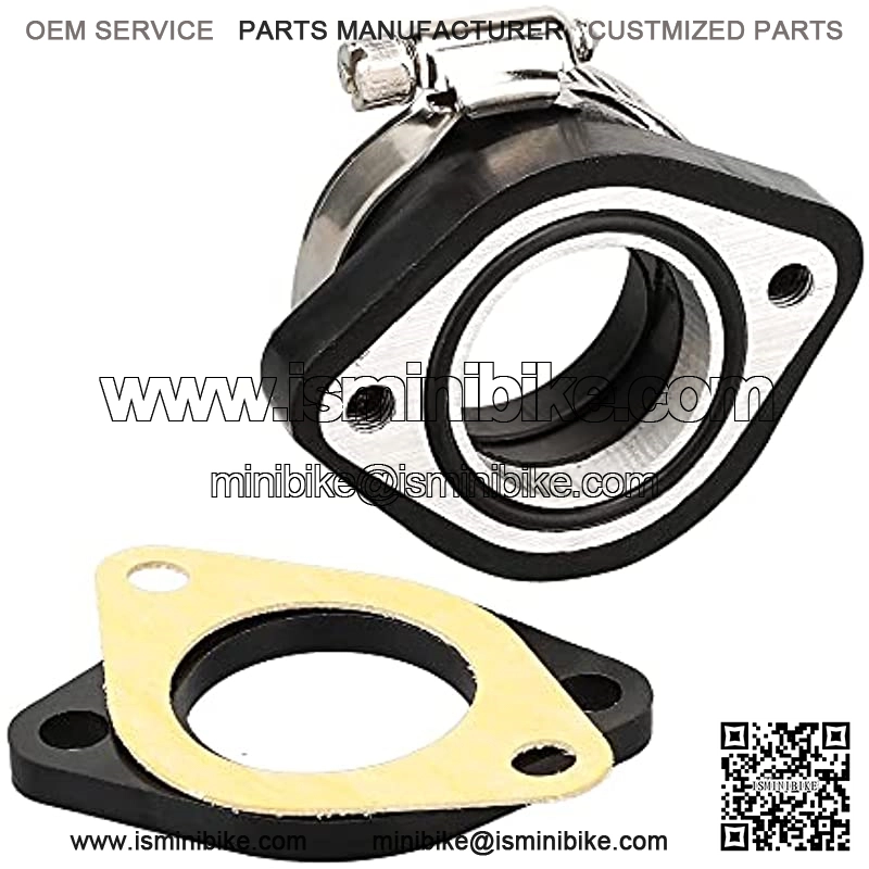 Racing partes motocicleta Air Colector de admisi??n 33mm carburador Colector-Adaptador de carburador Colector Adaptador Botas de colector de admisi??n para Yamaha Minimoto dirt b