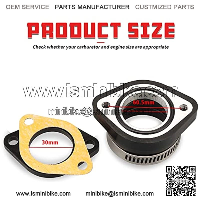 Racing partes motocicleta Air Colector de admisi??n 33mm carburador Colector-Adaptador de carburador Colector Adaptador Botas de colector de admisi??n para Yamaha Minimoto dirt b - Image 2