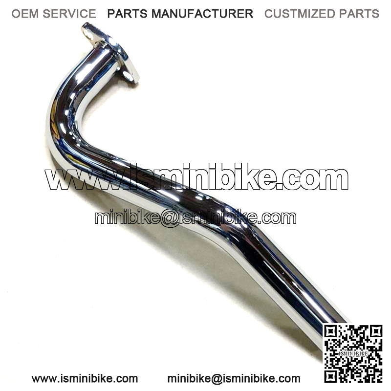 1-1/4 inch CHROME Fatty Header, for Mini Bike Go Kart Honda GX160/200, Titan, Predator