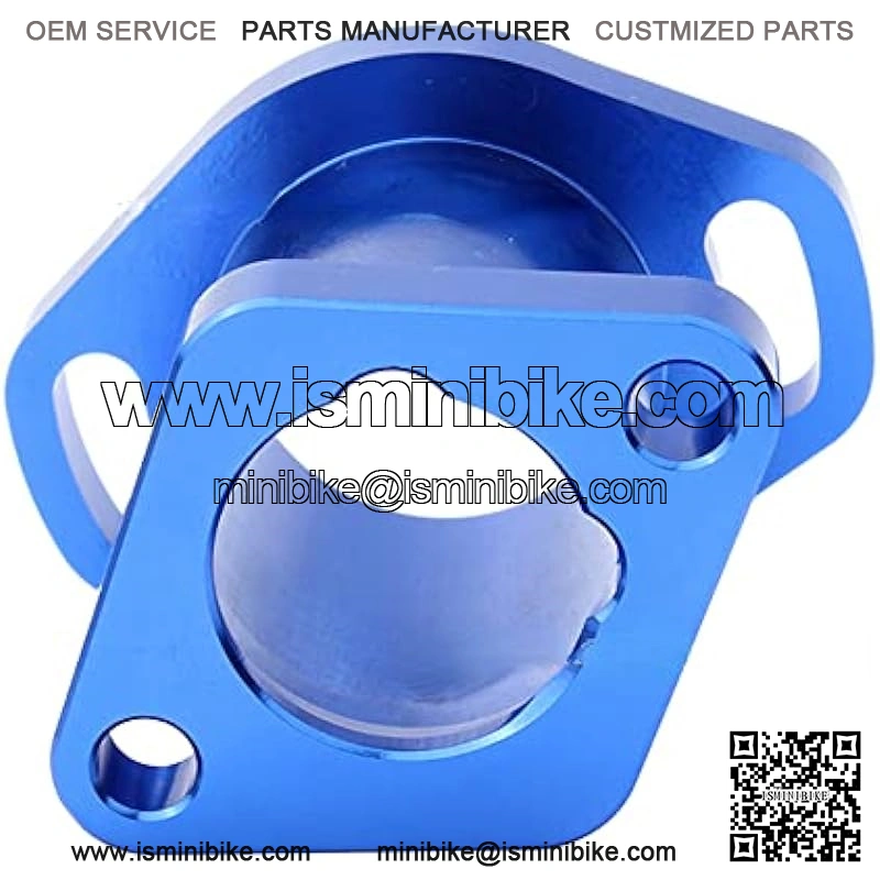 Performance Racing Intake Pipe Inlet Manifold CNC Aluminum with Gasket Screw for VM22 26mm Predator 196cc 212ccc CT200U Honda GX160 GX200 6.5HP OHV KT196 Clone Engines Mini Bike Go Kart Blue - Image 4