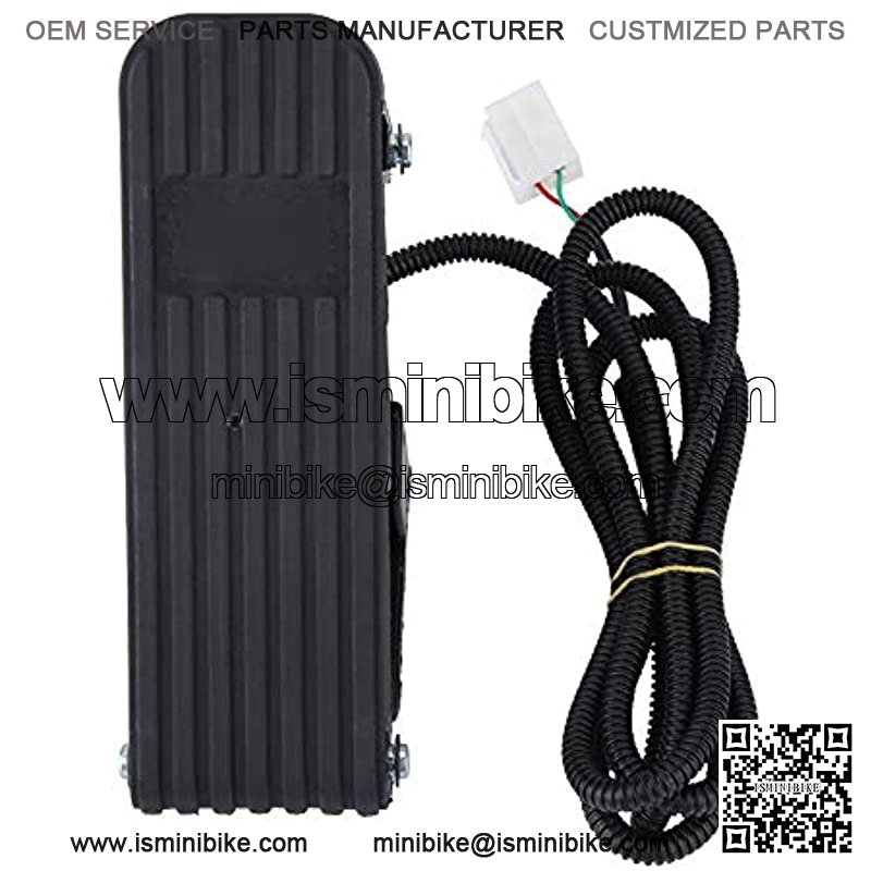 Throttle Accelerator Control Pedal, ATV Foot Brake Pedal for Most Electric Bicycles, Karts, and Off-road Vehicles