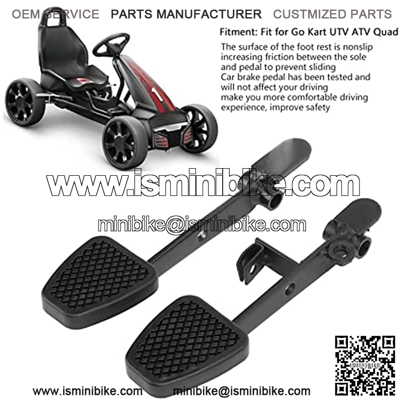 Pedal acelerador, Pedal de fde gas de alta resistencia 2 piezas para UTV para Go Kart para ATV Quad - Image 3