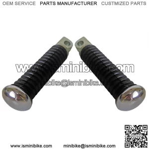Replacement Footrest / Foot Pegs with Chrome End for Harley-Davidson Sportster