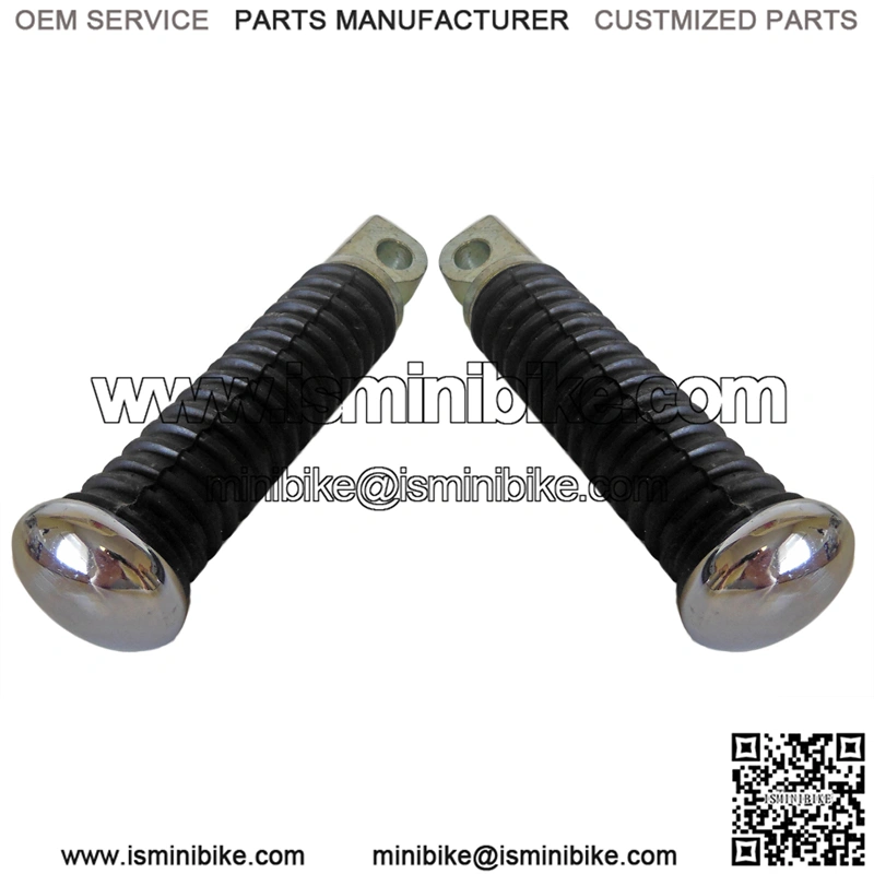 Replacement Footrest / Foot Pegs with Chrome End for Harley-Davidson Sportster