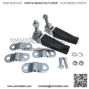 Mini Bike Foot Pegs - Clamp on 3/4"-1"