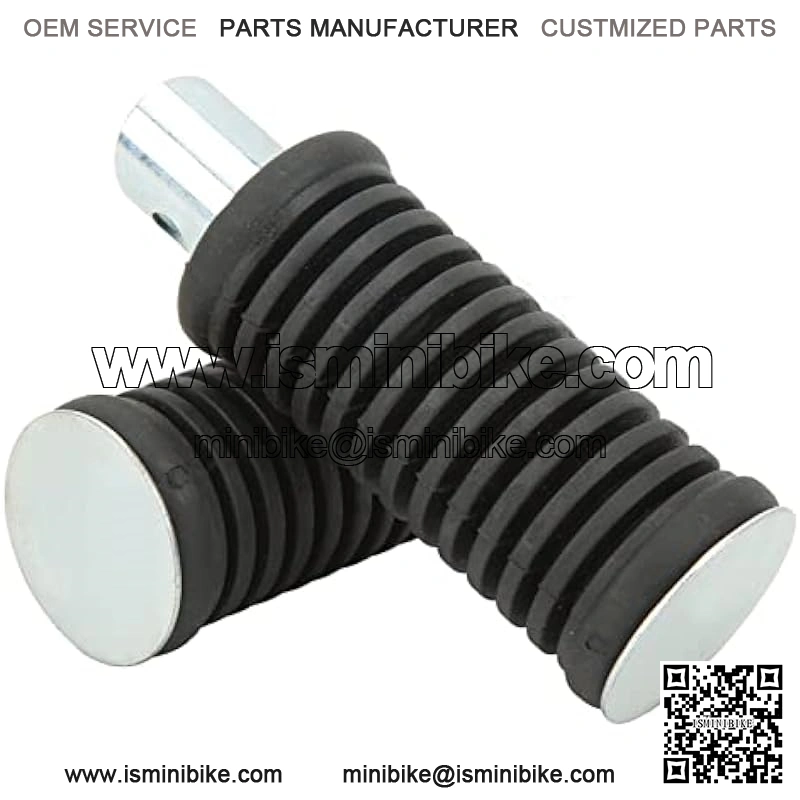 Foot Rest, Anti Slip High Strength Safe Footpegs 2pcs Aluminum Alloy for 196CC 6.0 6.5hp Mini Bikes