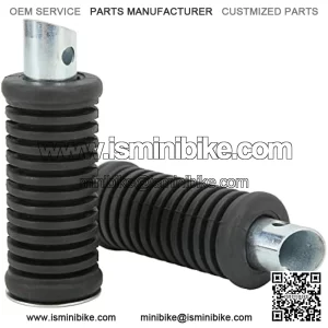 Footpegs, Aluminum Alloy Safe Wide Application Foot Rest Anti Slip for 196CC 6.0 6.5hp Mini Bikes