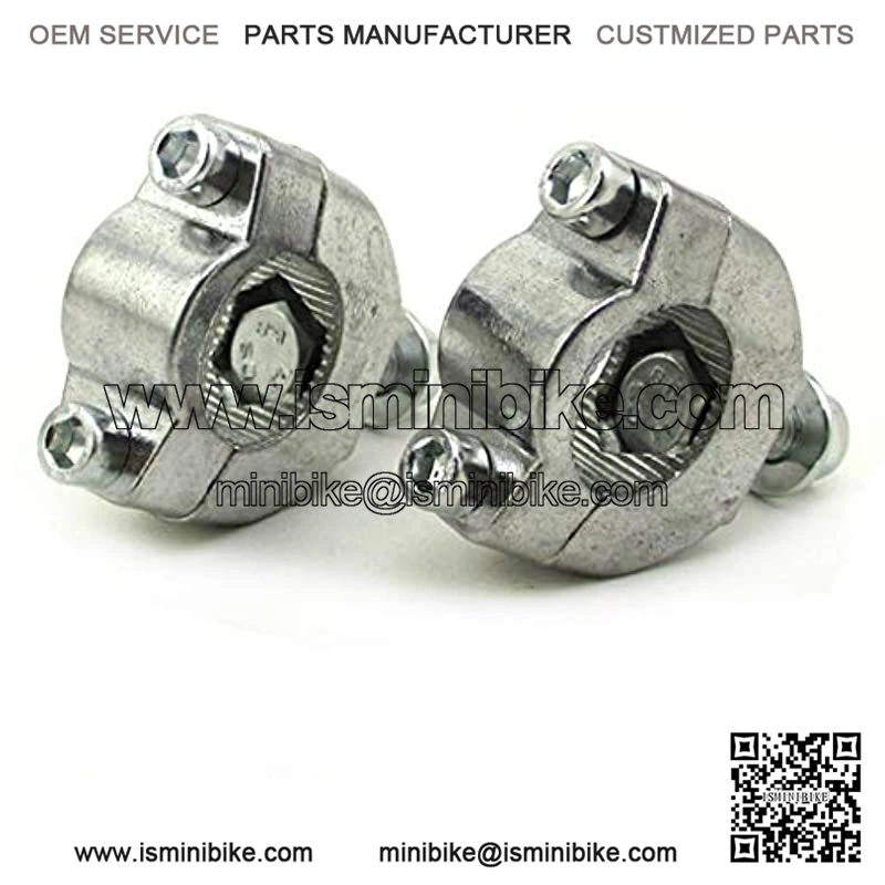 7/8" 22mm Handlebar Bar Risers Mount Bracket Clamp Taper For 2 Stroke 47cc 49cc Mini Moto Dirt Bike