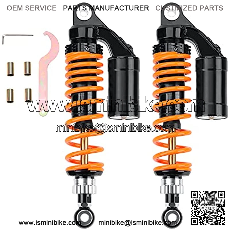 12.5Inch 320mm Universal Motorcycle Air Shock Absorbers Rear Suspension Compatible with Honda CB Gokart 2PCS??Orange?? - Image 2