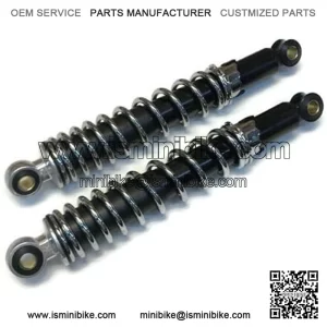2 Adjustable Shocks 12" Length 12mm ID - Minibike Mini Bike Go Kart Cart Go-Cart
