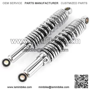 12.5" 320MM Motorcycle Rear Shock Absorbers Suspension Universal Fits Dirt bike Gokart ATV Quad, Chrome