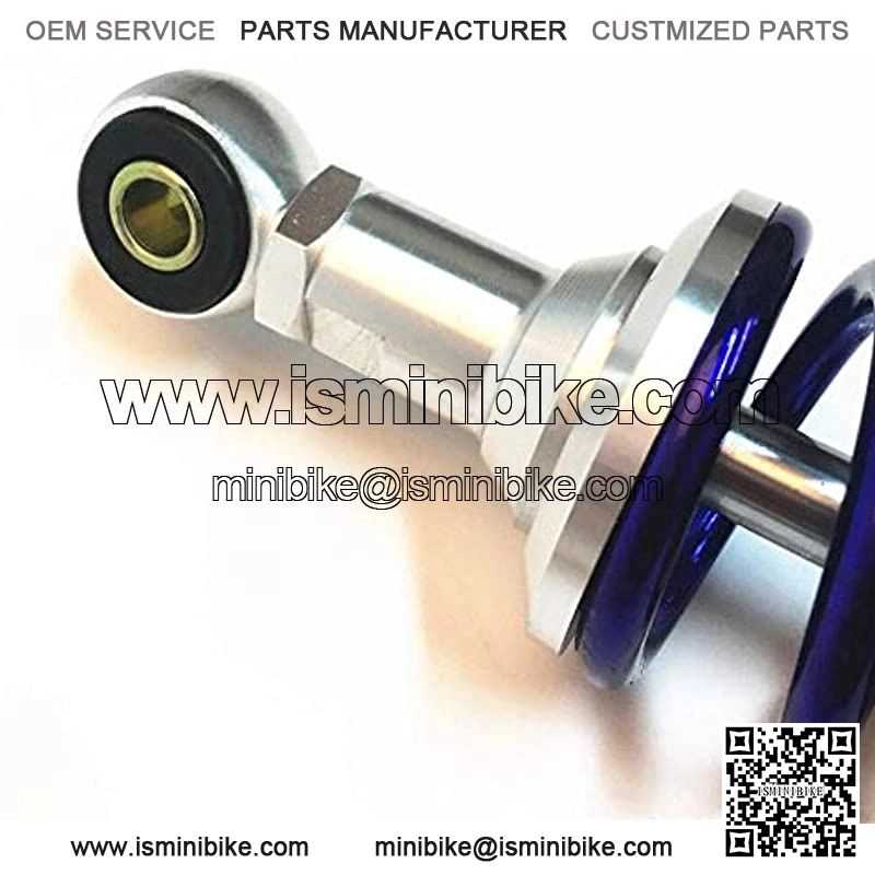 320mm Motorcycle Air Shock Absorbers Universal Fit for Honda Suzuki Kawasaki ATV Go Kart Quad Dirt Sport Bike (Blue&Silver) - Image 2
