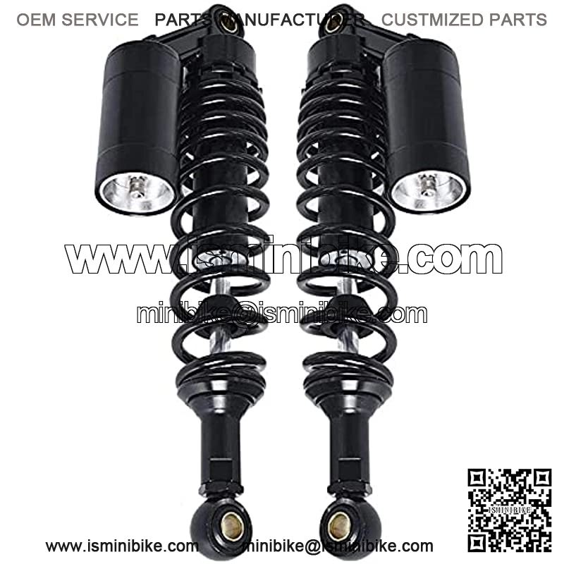 320mm Universal Motorcycle Rear Air Shock Absorbers Fit For H.on-da Su.zu-ki Ya.ma-ha Ka.wasa-ki ATV Sport Bike Go Kart Chinese Quad Dirt Bike Dual Sport Black - Image 3