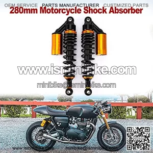 11inch 280mm Universal Motorcycle Shock Absorber Rear Suspension ,Adjustable Air Shock Absorber ,Fit For Honda Suzuki Yamaha Kawasaki ATV Go Kart Quad Dirt Sport Bikes