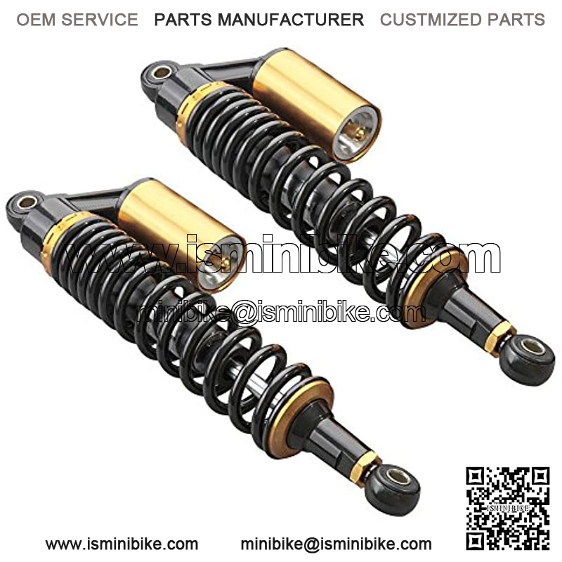 2pcs 15.75" 400mm Motorcycle Air Shock Absorbers for Honda Suzuki Yamaha Kawasaki ATV Go Kart Quad Dirt Sport Bikes