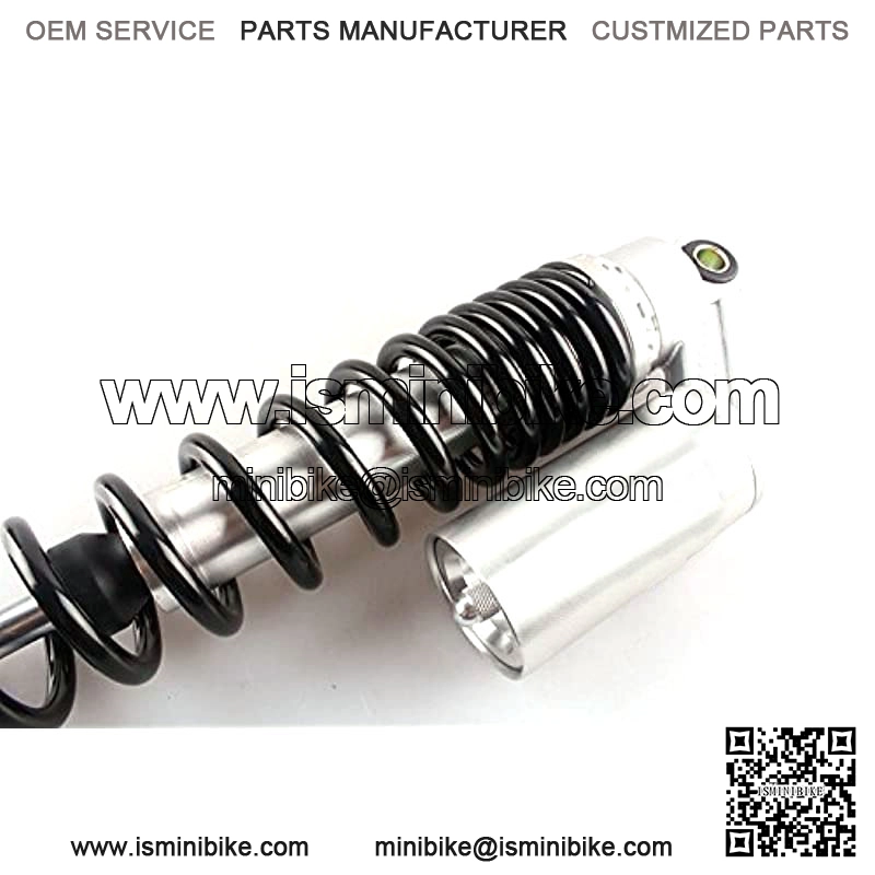 Universal 400mm Pair Motorcycle Air Rear Shock Absorber for Honda Kawasaki Suzuki Yamaha Go Kart Scooters Sport Street Bike Silver Black - Image 2