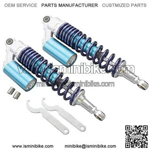Pair 14"75 375mm Motorbike Air Shock Absorbers Replacement for Honda Suzuki Yamaha Kawasaki ATV Go Kart Quad Dirt Sport Bikes