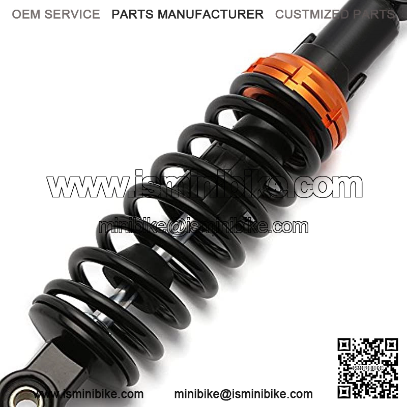 11" 280mm Motorcycle Universal Springs Suspension Adjustable Rear Shock Absorbers For Honda Kawasaki Suzuki Yamaha Aprilia Triumph Benelli Scooter (Black/Orange) - Image 4