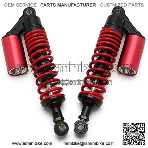 12.5" 320mm Motorcycle Universal Springs Air Suspension Adjustable Rear Gas Shock Absorbers For Honda Kawasaki Suzuki Yamaha Aprilia Triumph Benelli (Red)