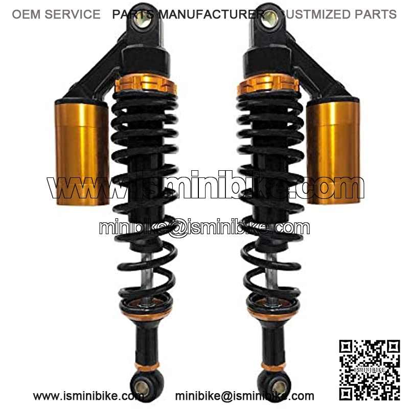 11" 280mm Motorcycle Shock Absorber Rear Suspension Adjustable Air Shock Absorber Universal Compatible For Honda Suzuki Yamaha Kawasaki ATV Go Kart Quad Dirt Sport Bikes, 1 pair