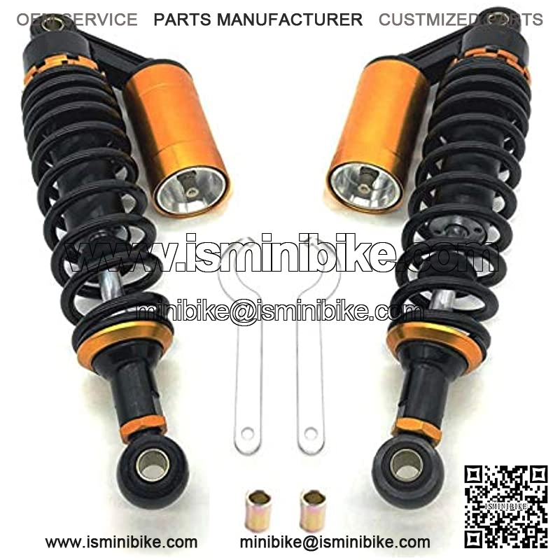 11" 280mm Motorcycle Shock Absorber Rear Suspension Adjustable Air Shock Absorber Universal Compatible For Honda Suzuki Yamaha Kawasaki ATV Go Kart Quad Dirt Sport Bikes, 1 pair - Image 2