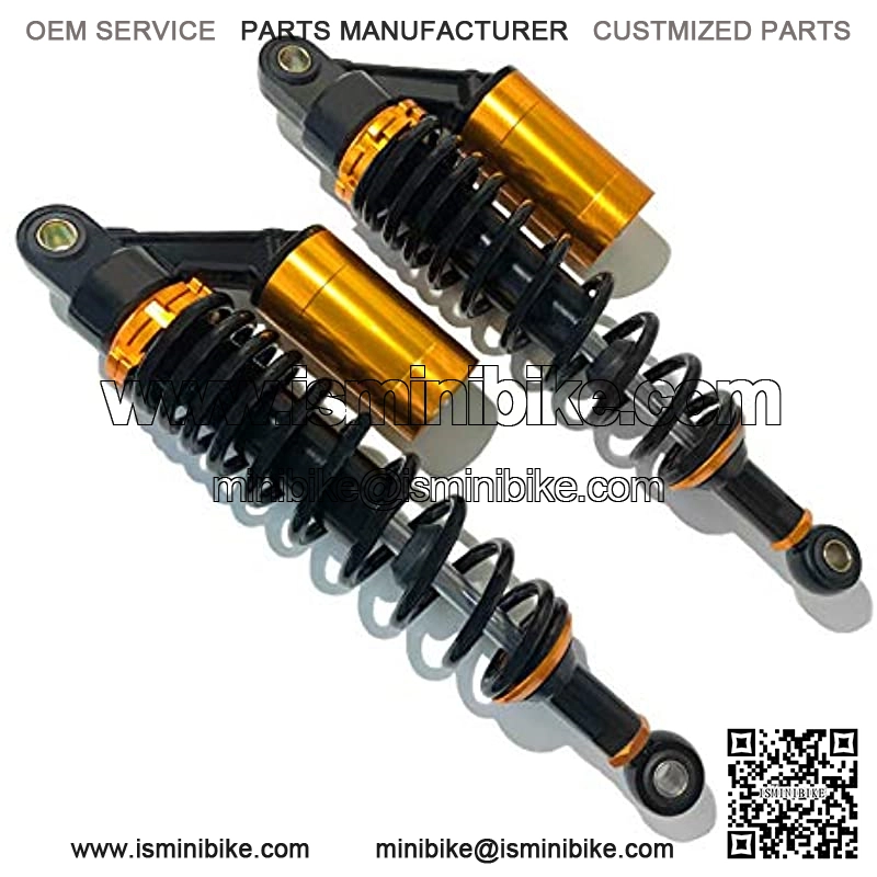 11" 280mm Motorcycle Shock Absorber Rear Suspension Adjustable Air Shock Absorber Universal Compatible For Honda Suzuki Yamaha Kawasaki ATV Go Kart Quad Dirt Sport Bikes, 1 pair - Image 3
