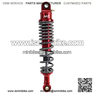 320 mm Universal Motorcycle Air Shock Absorber Rear Suspension Adjustable Air Shock Absorber,for Honda Yamaha Kawasaki Suzuki ATV Quad Dirt Sport Bikes (Red)