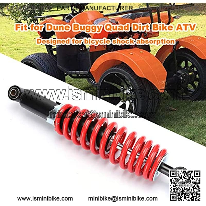 ATV Suspension Shocks - Rear Shock Absorber 350mm/13.8in Universal Shock Spring Suspension Fit for Dune Buggy Quad Dirt Bike ATV Aluminium Alloy - Image 2