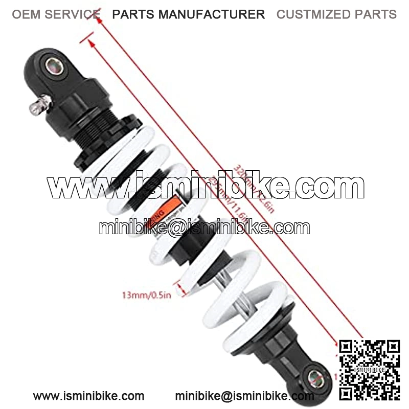 Rear Shocks Absorber, 13mm Spring Shock Absorber 980LBS 295mm Rear Suspension Adjustable for Motorcycle ATV SUV Scooters Go Kart Quad Dirt Sport Bikes - Image 4