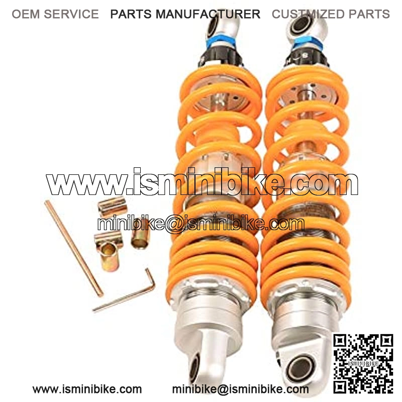 Pair 330mm 13" Rear Adjustable Shocks Absorbers Suspension For Dirt Bike Go Kart ATV - Image 2