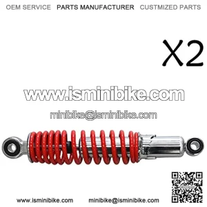 2PCS 260mm 10.2" Front Shock Absorber Suspension Sensa-Trac Load for Quad ATV Go Kart Buggy