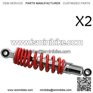 2PCS 250mm 9.8" Rear Shock Absorber Suspension Sensa-Trac Load for Quad ATV Go Kart Buggy