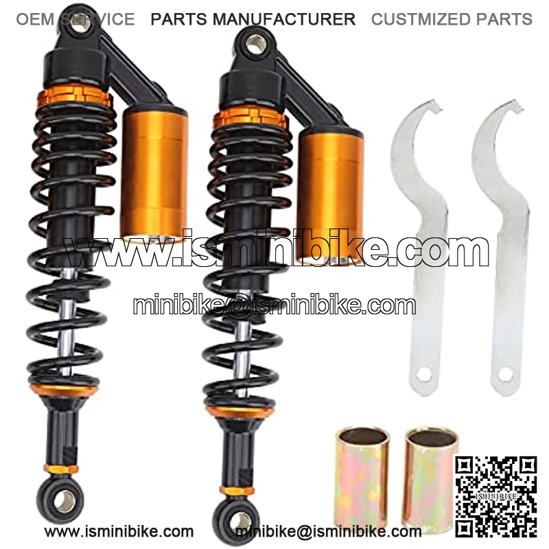Shock Absorber,Pair of 13.39in Shock Absorbers Front Rear Suspension Damper with Air Pocket Universal for ATV Motorcycle Gokart
