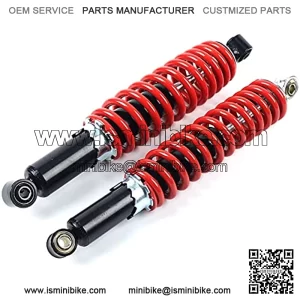 Pair 350mm 13.7" Front Shock Absorber Shocker Suspension 500lb For Quad Dirt Bike ATV Buggy Go Kart