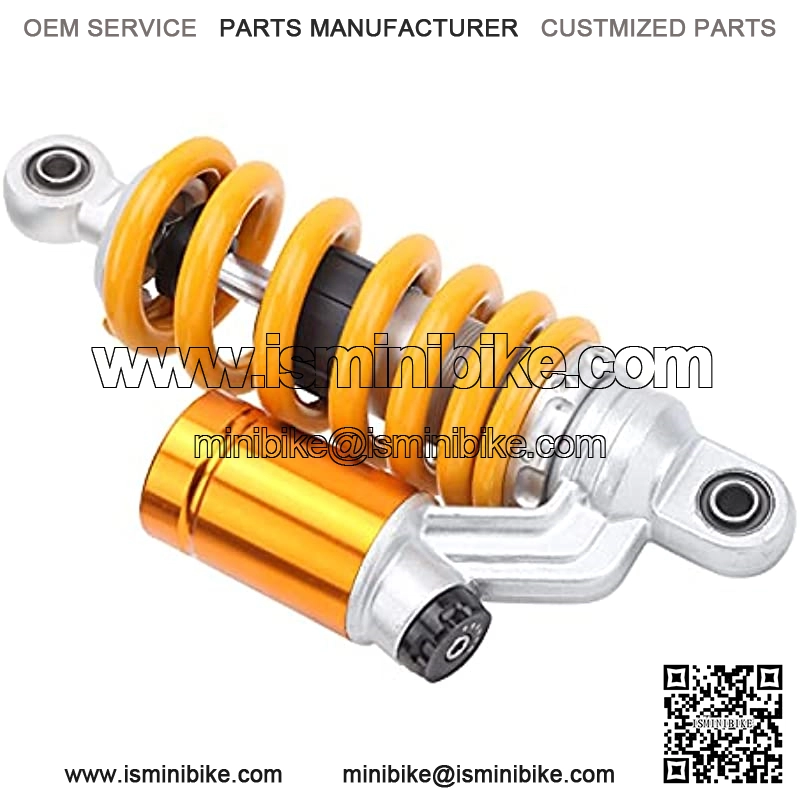 Front Rear Shock Absorber,Universal Shock Absorber Suspension Damper Front/Rear 240mm W/Air Tank Fit for Motorcycle ATV Off Roader - Image 2