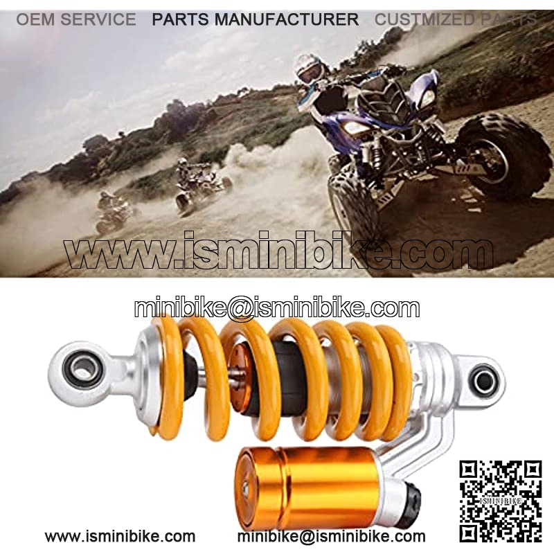 Front Rear Shock Absorber,Universal Shock Absorber Suspension Damper Front/Rear 240mm W/Air Tank Fit for Motorcycle ATV Off Roader - Image 3