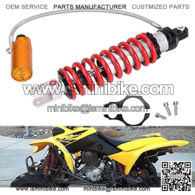 395mm Air Shocks Suspension Absorbers Rear For Banshee Front Shocks For Yamaha Banshee Shock 660 660R 700 700R Banshee 350 YFZ450,for Honda Sportrax TRX400 TRX450 for Suzuki 400 QuadSport ATV